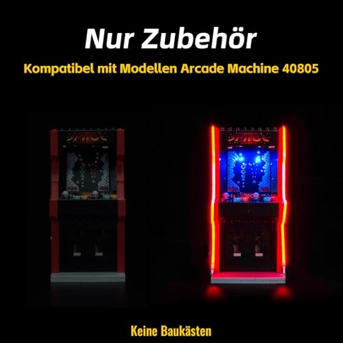 LED Light Set - Compatible with 40805 Arcade Machine USB/Battery