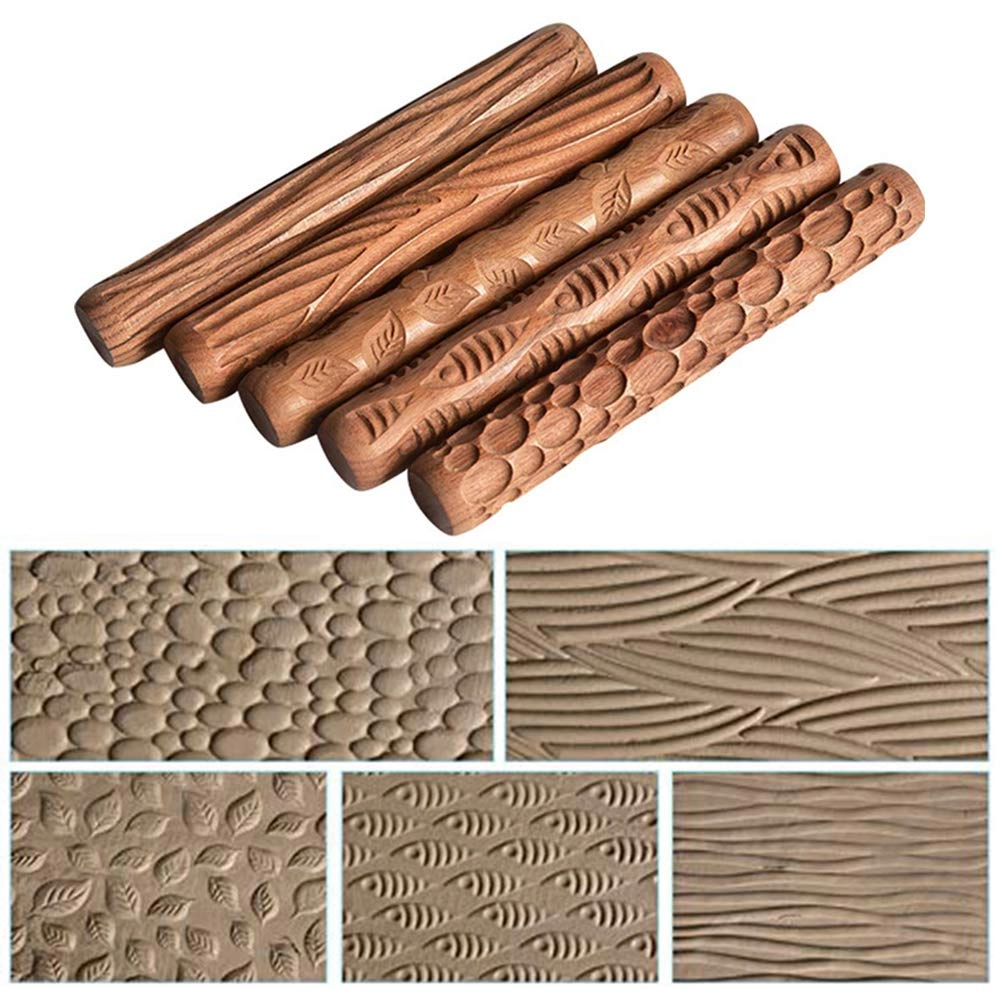 Yushen Hand Rollers - wood 5Pcs