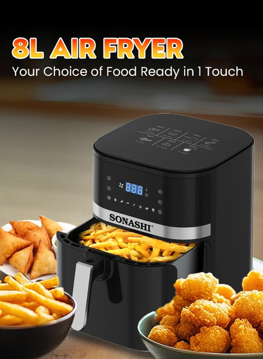 SONASHI Digital Air Fryer SAF-800N