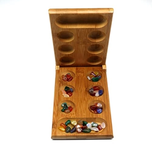 Foldable Chessboard - Wooden 48 Yuhua Stone Pieces
