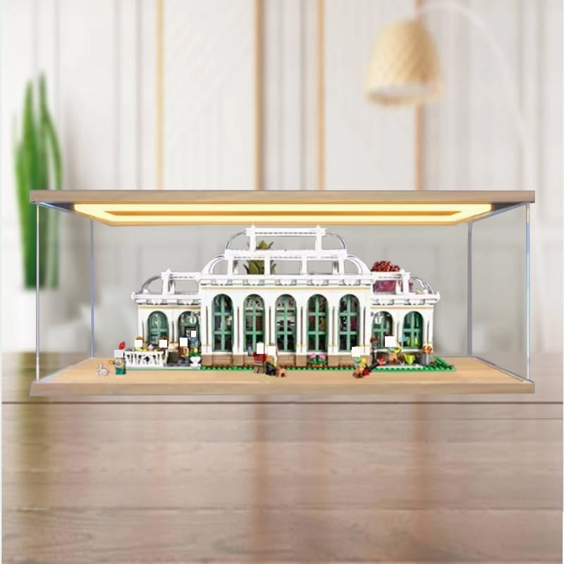 Lego City Display Case (21353) - Clear Acrylic Black Bottom 21.65x11.81x9.84in.