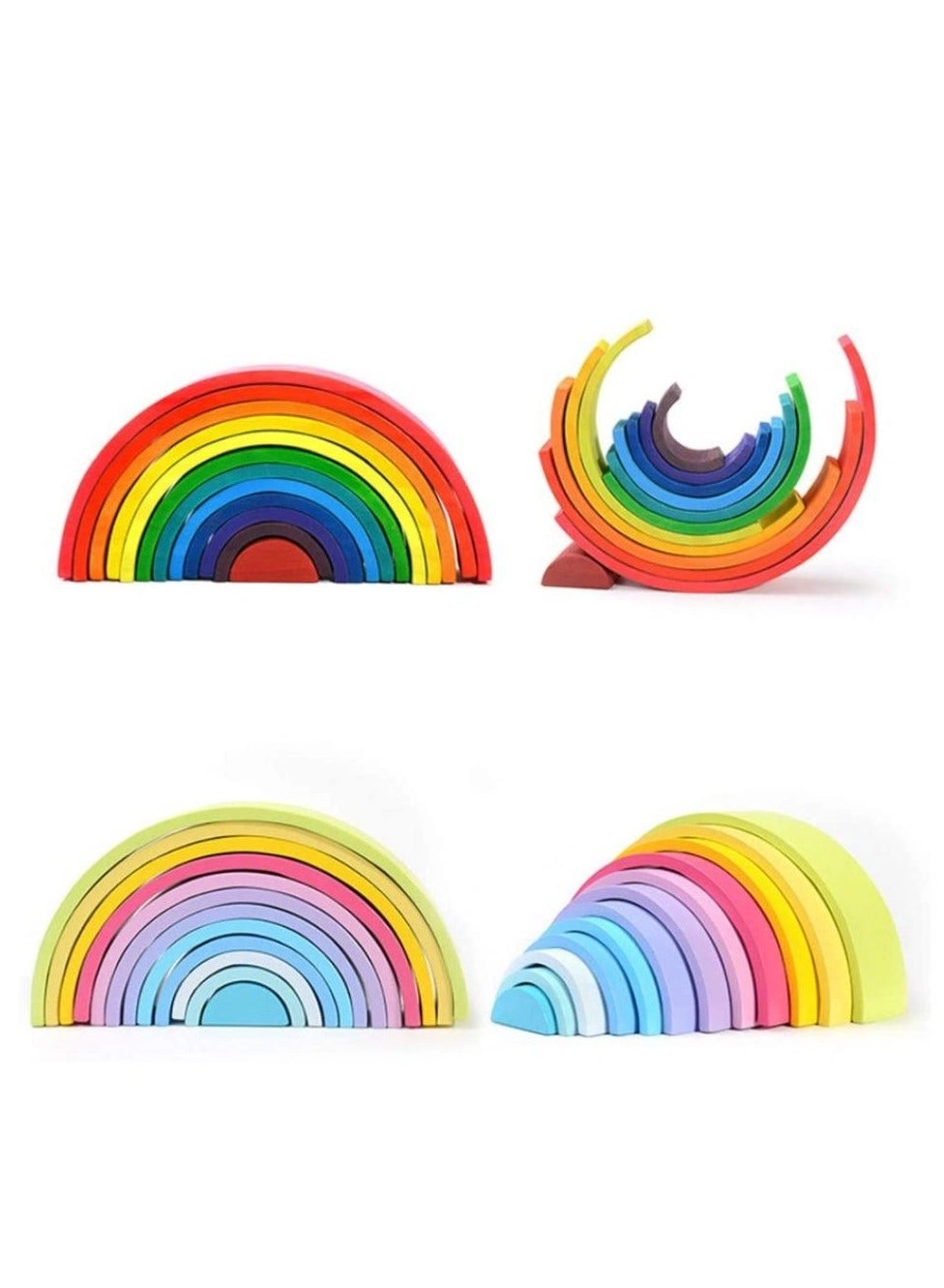 Wooden Rainbow Memory Toy - 2+ Years 12.0 pieces