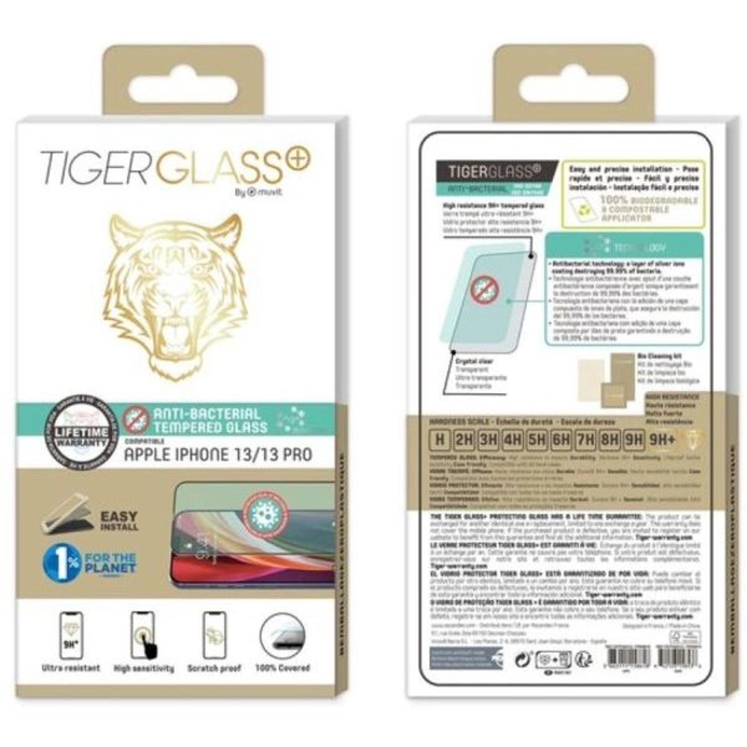 Clear Tempered Glass Screen Protector for iPhone 13 Pro