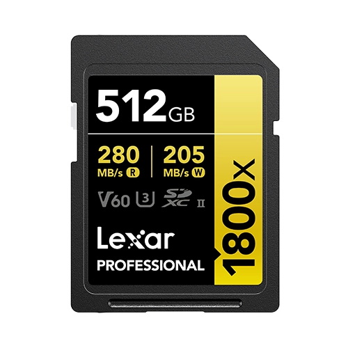 Lexar Professional 1800x SDXC UHS-II 512GB