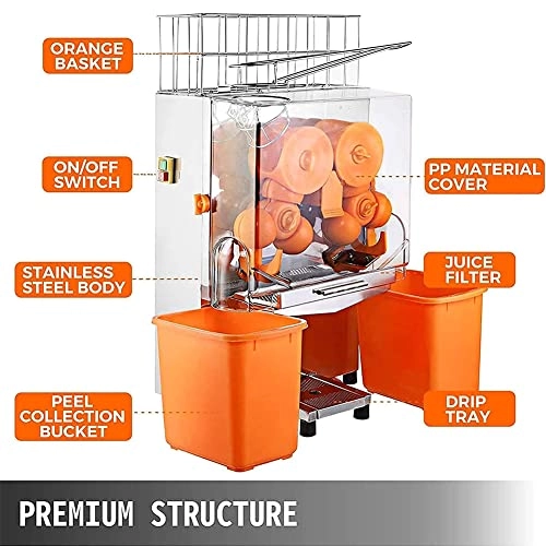 Commercial Orange Juicer - 120W