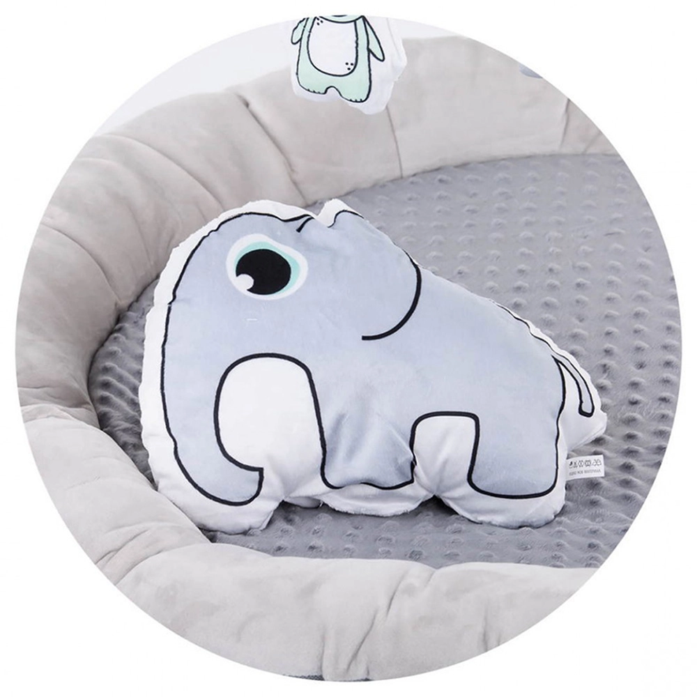 Baby Round Comfy Gym Play Mat - Neutral Grey 3 months