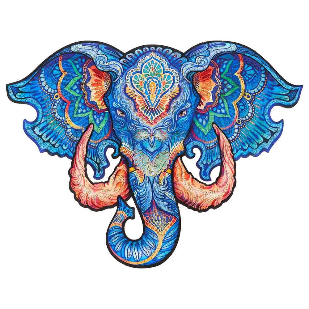 Eternal Elephant Wooden Puzzle (4107390-ELEPHANT_M) - 194 pcs