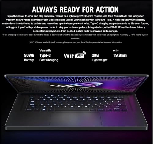 ROG Zephyrus G16 - 16'' i7-13620H 48GB DDR4 2TB PCIe SSD