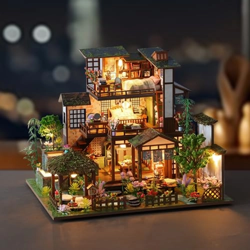 Villa Tiny House Kit - Wooden LED Light