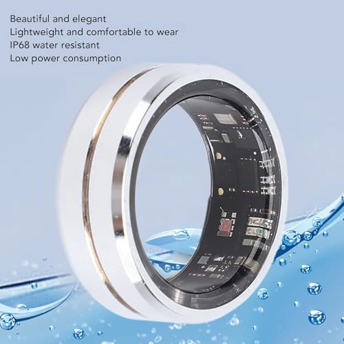 Smart Ring Health Tracker - 7 Days Standby IP68 Waterproof