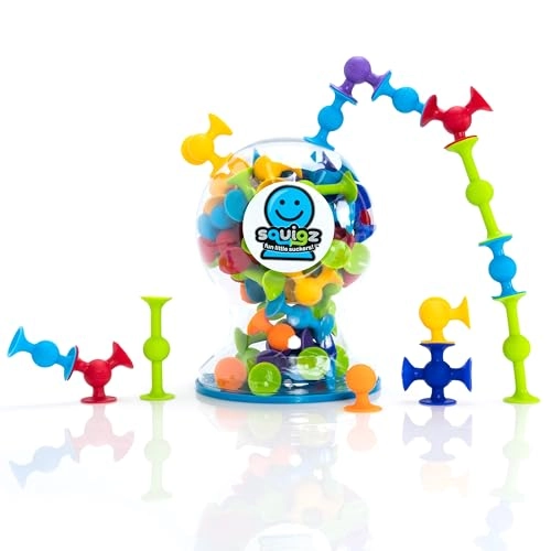 Fat Brain Toy Co. Squigz Deluxe - Suction Construction Toy