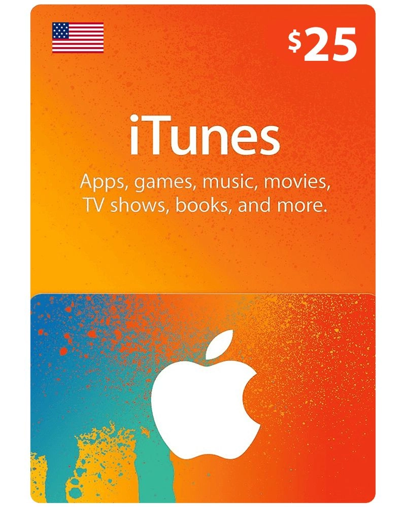 Apple iTunes Gift Card - US $25