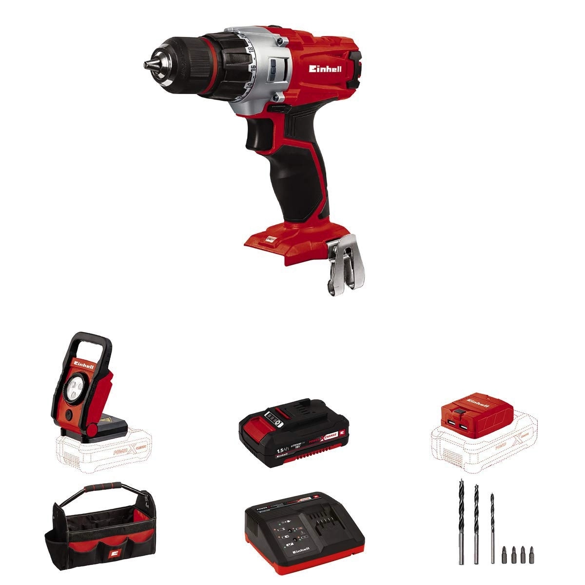Einhell TE-CD 18 Li E - 18 Volts 1/2-Inch