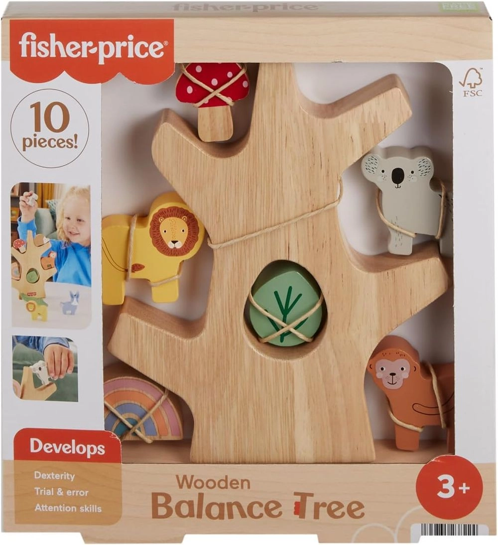 Wooden Balance Tree - Suitable for 3 years & above 10 pieces