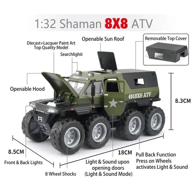8x8 SUV Pickup - 1:32 1.0 Count