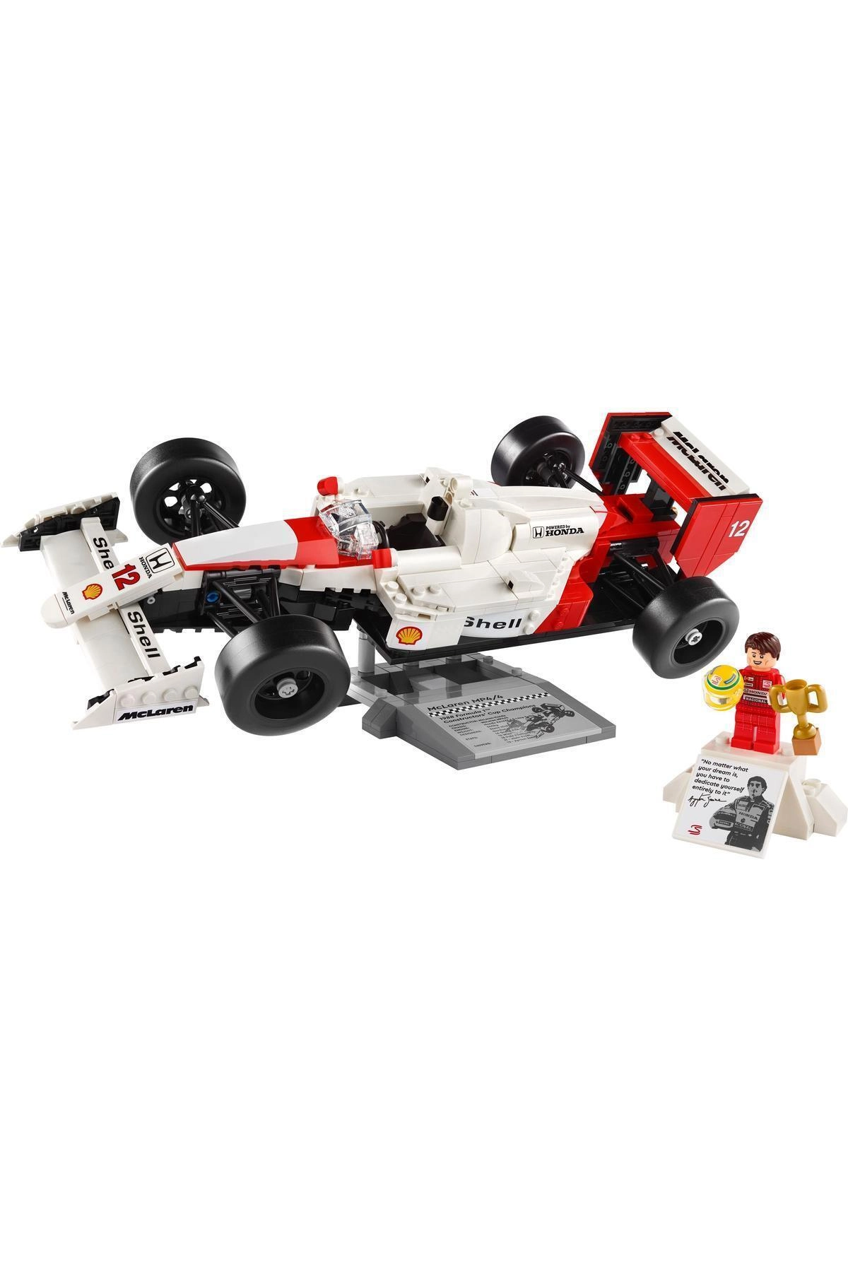 Icons McLaren Model Car MP4/4 & Ayrton Senna (10330)