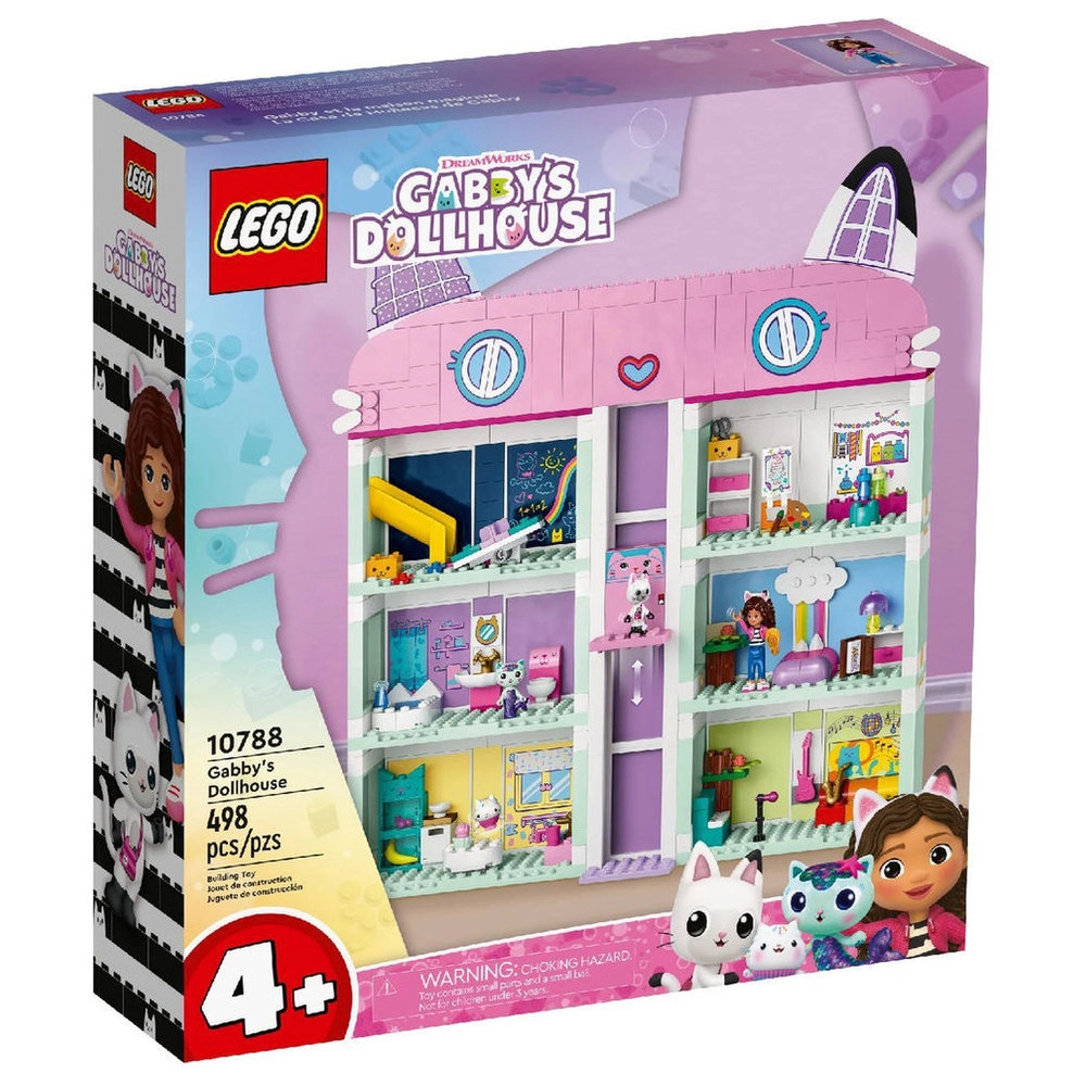 LEGO Gabby's Dollhouse (10788) - Building Blocks 8 rooms
