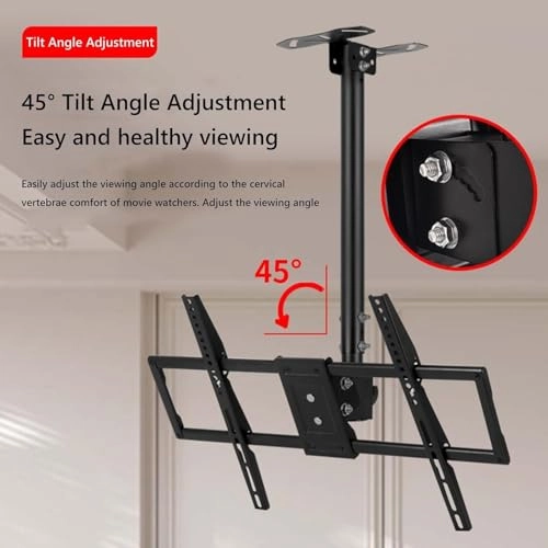 TV Ceiling Mount - 80kg 37-85 inch