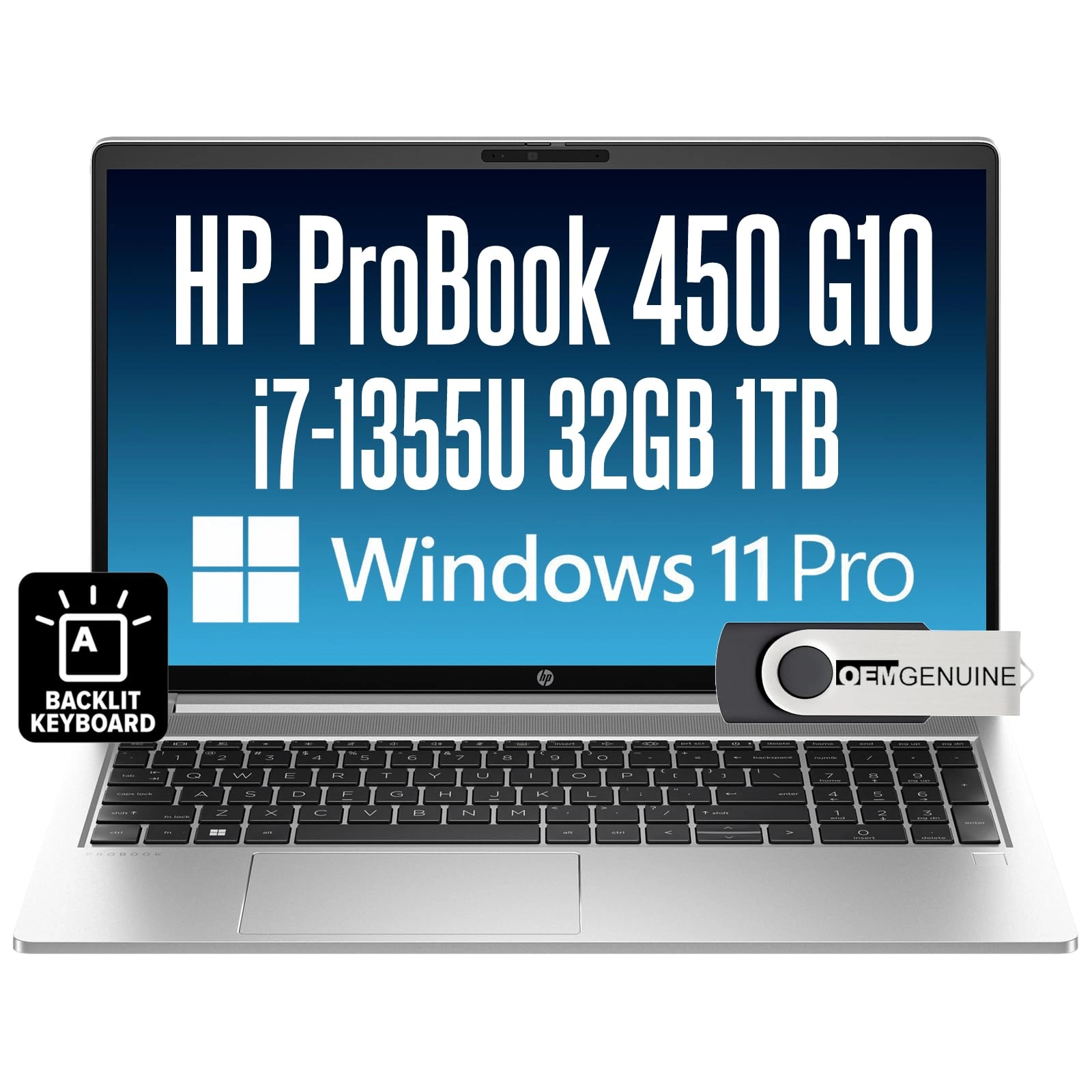 ProBook 450 G10 - 15.6'' Core i7-1355U 32GB 1TB SSD