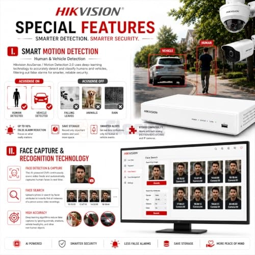 16CH DVR + 3K/5MP Dome Camera + 3K/5MP Bullet Camera + HDD - 4TB + 8CH SMPS + CCTV Cable + BNC/DC Connectors