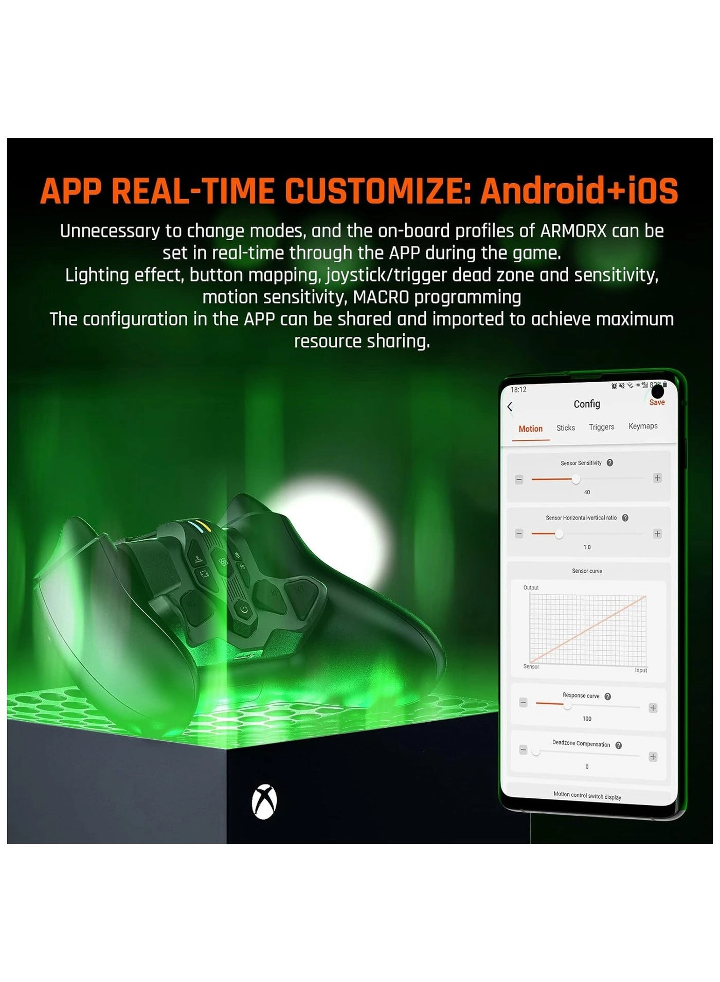 ARMOR-X Pro - Wireless Wired Xbox Series X|S Xbox One Switch Windows10&11