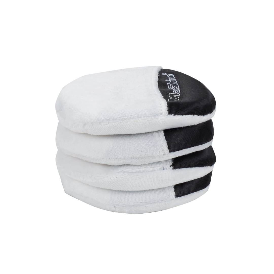 Handheld Microfiber Wax Applicator Pad - 3.35" Diameter