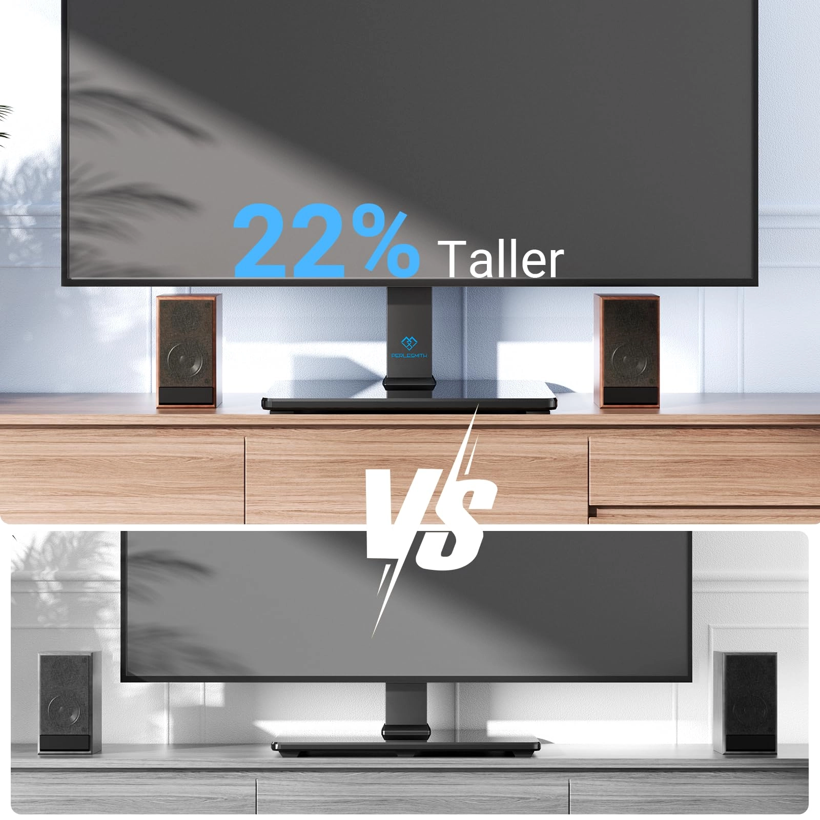 Table Top TV Stand - 22"-65" 110 pounds