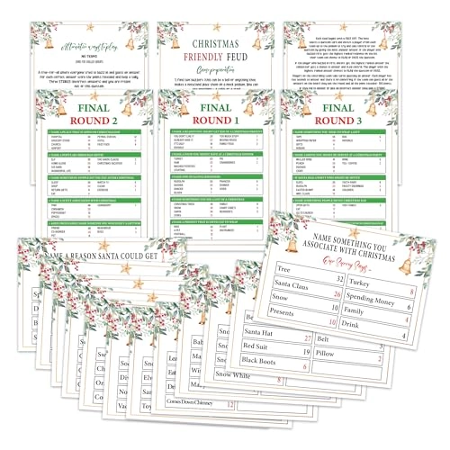 Christmas Friendly Feud Quiz - 15 years and up