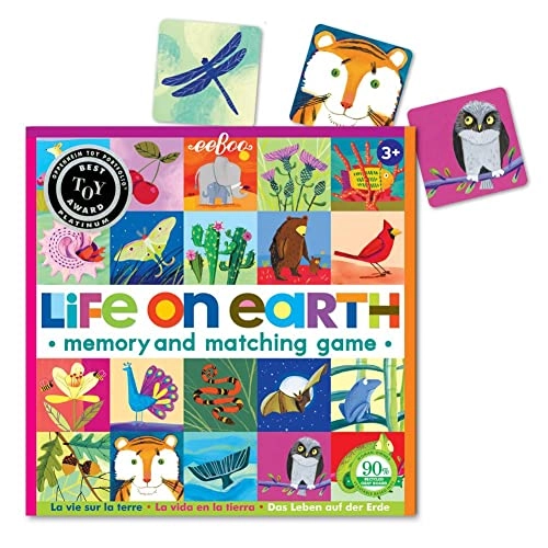 Life on Earth Memory & Matching Game - 3 and up 24 Pairs pieces