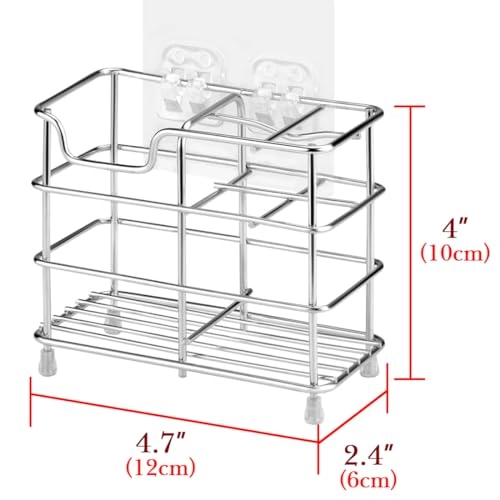 Wall Mount Toothbrush Holder - 5 Slots