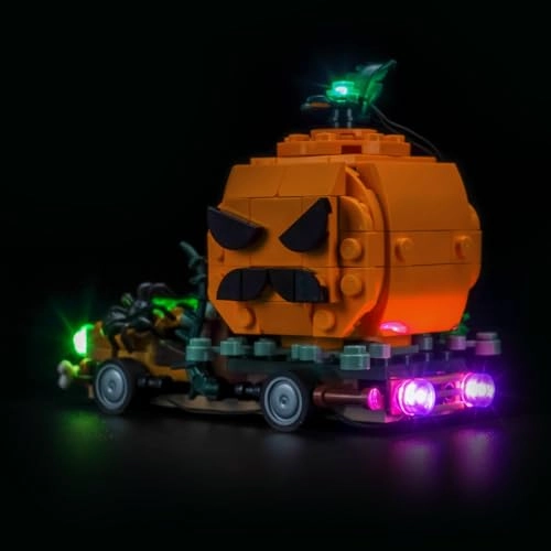 40822 Jack-O'-Lantern Pickup Truck - LED Light Set USB
