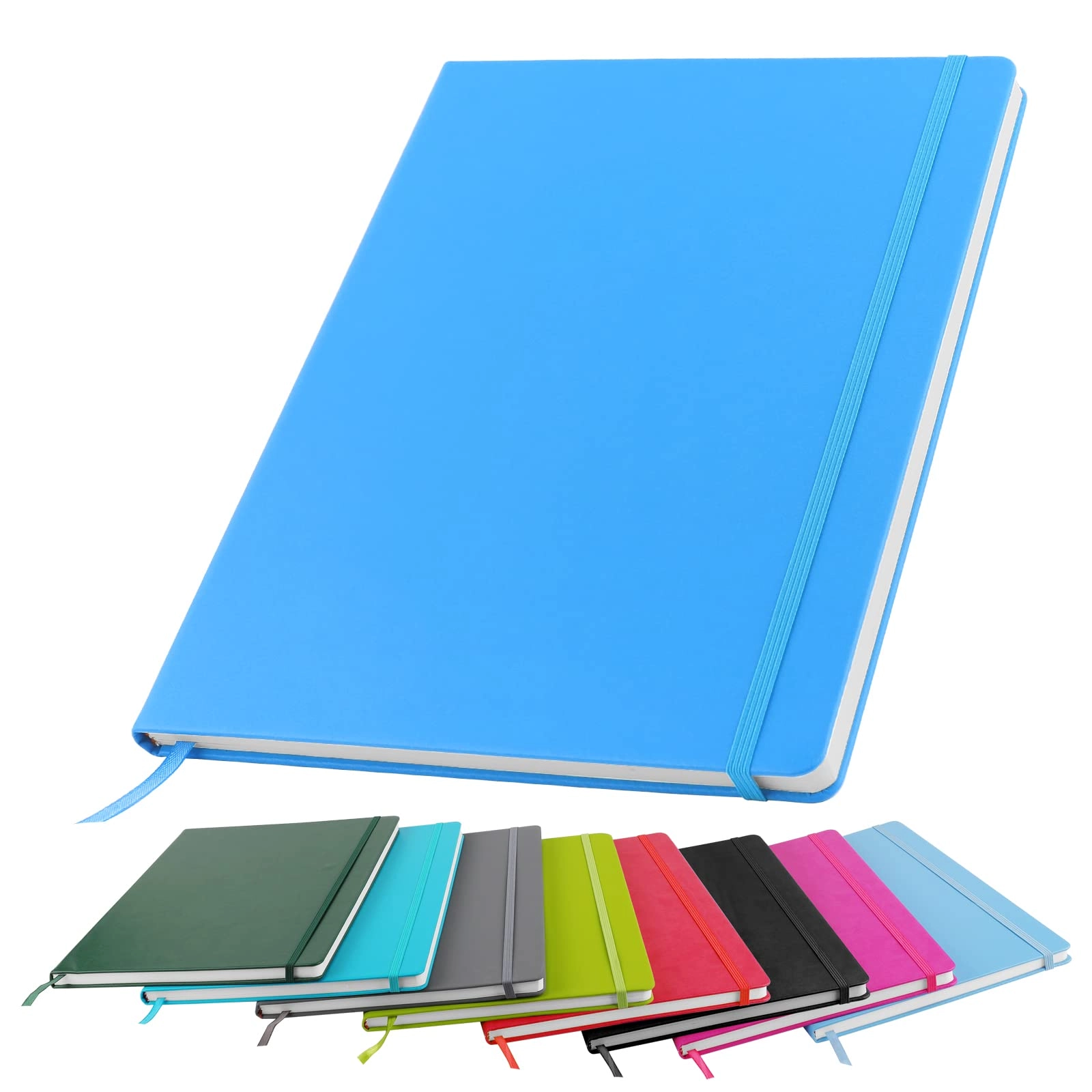 Notebook A4 Hardcover - Lined 80 Sheets