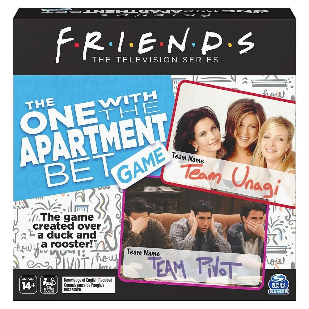 SPIN MASTER GAMES Friends The Tv Series Trivia The One With The Apartment Bet Game