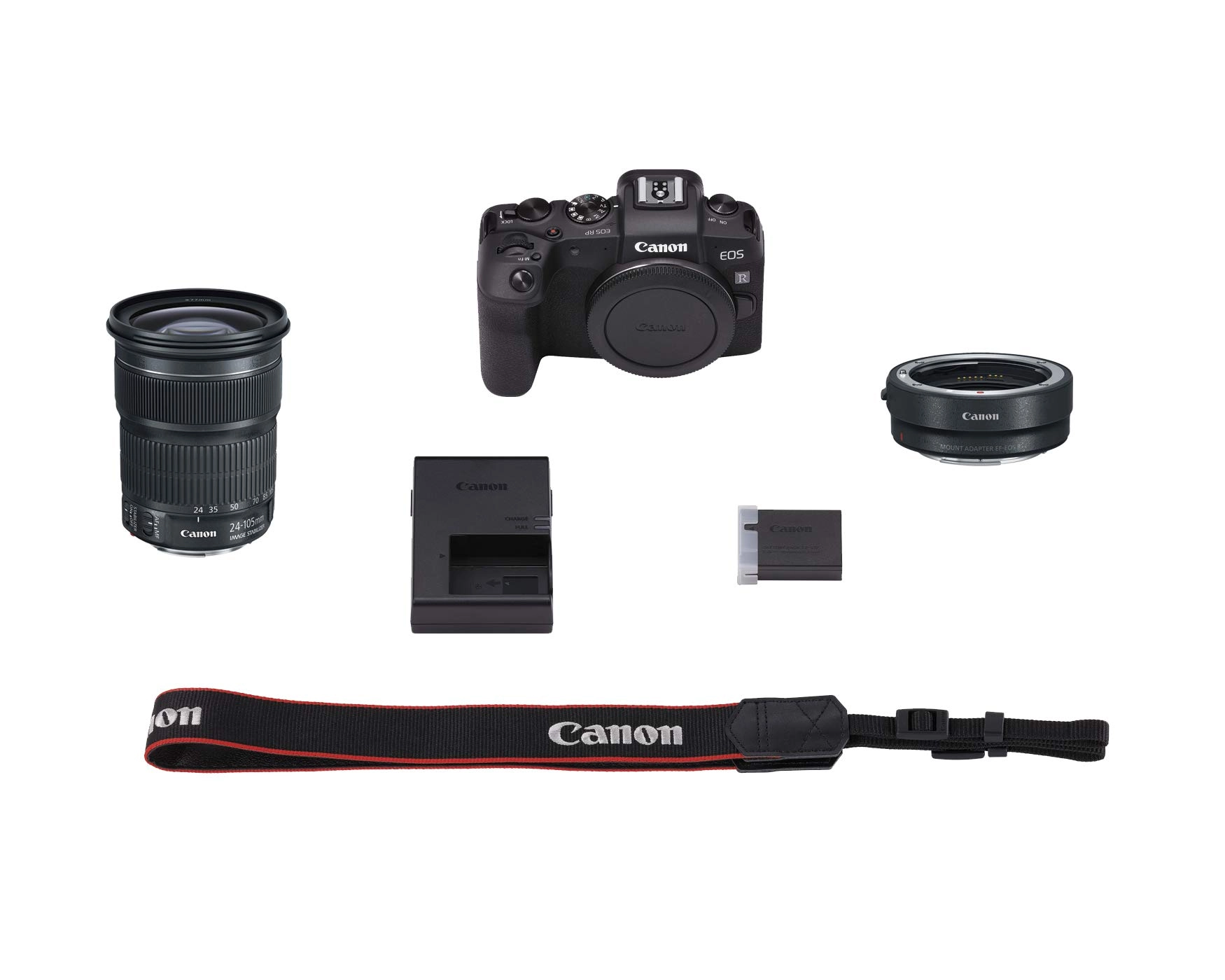 Canon EOS RP + EF 24-105mm F/3.5-5.6 is STM Lens + EF-EOS R Mount Adapter