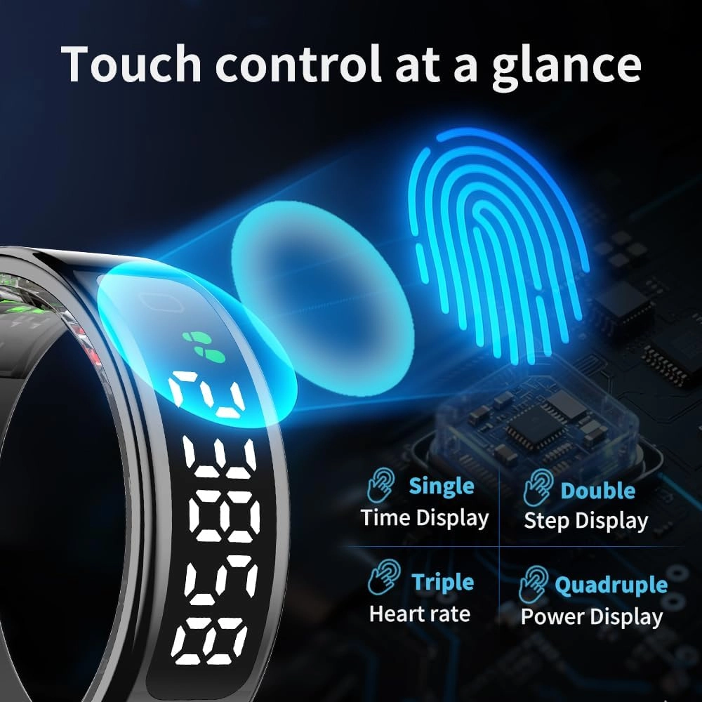 LCD Display Smart Ring - 11