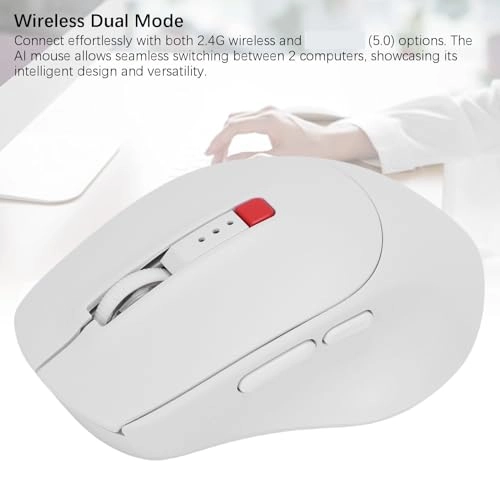 AI Wireless Mouse - 2.4G Bluetooth 5.0