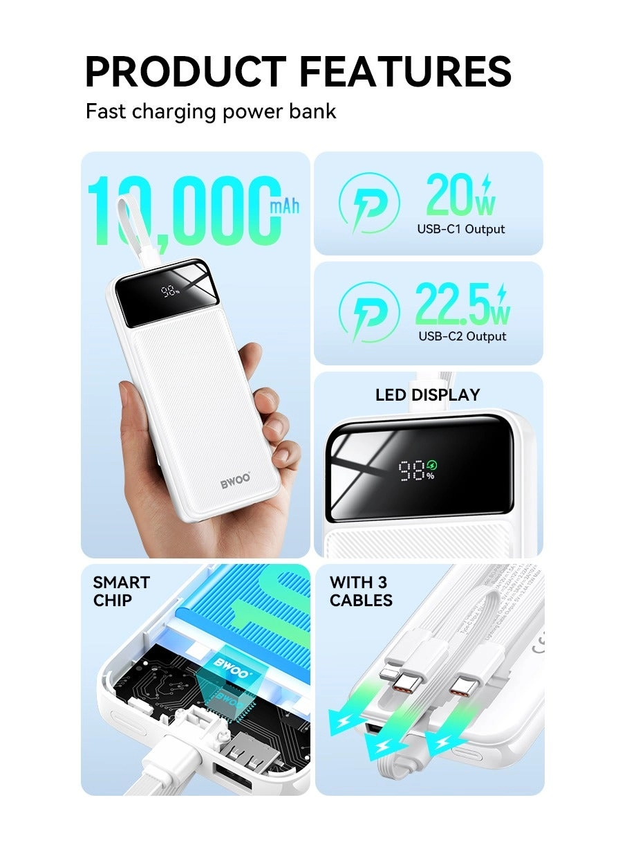 Power Bank - 10000Mah 22.5W Fast Charging