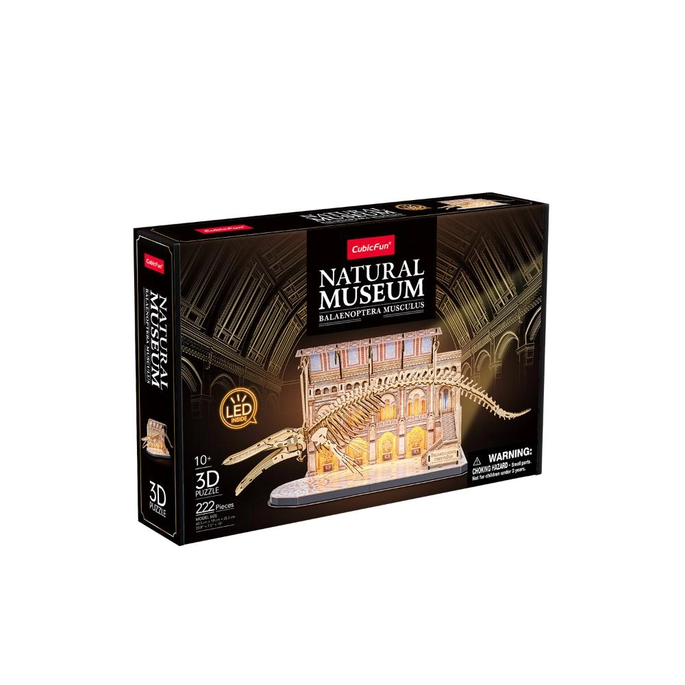 CubicFun Blue Whale 3D Puzzle (527-L545H) - 222 pcs, LED