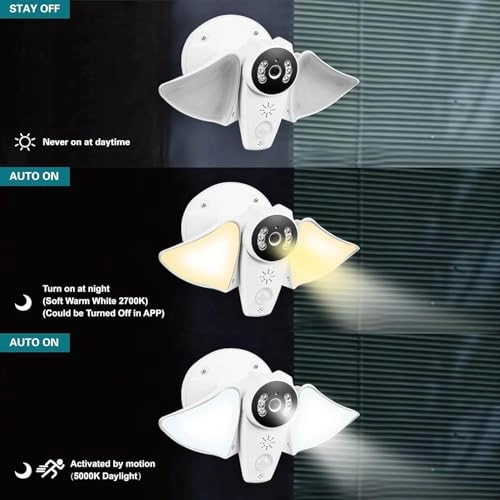 Outdoor Floodlight Camera 1080P