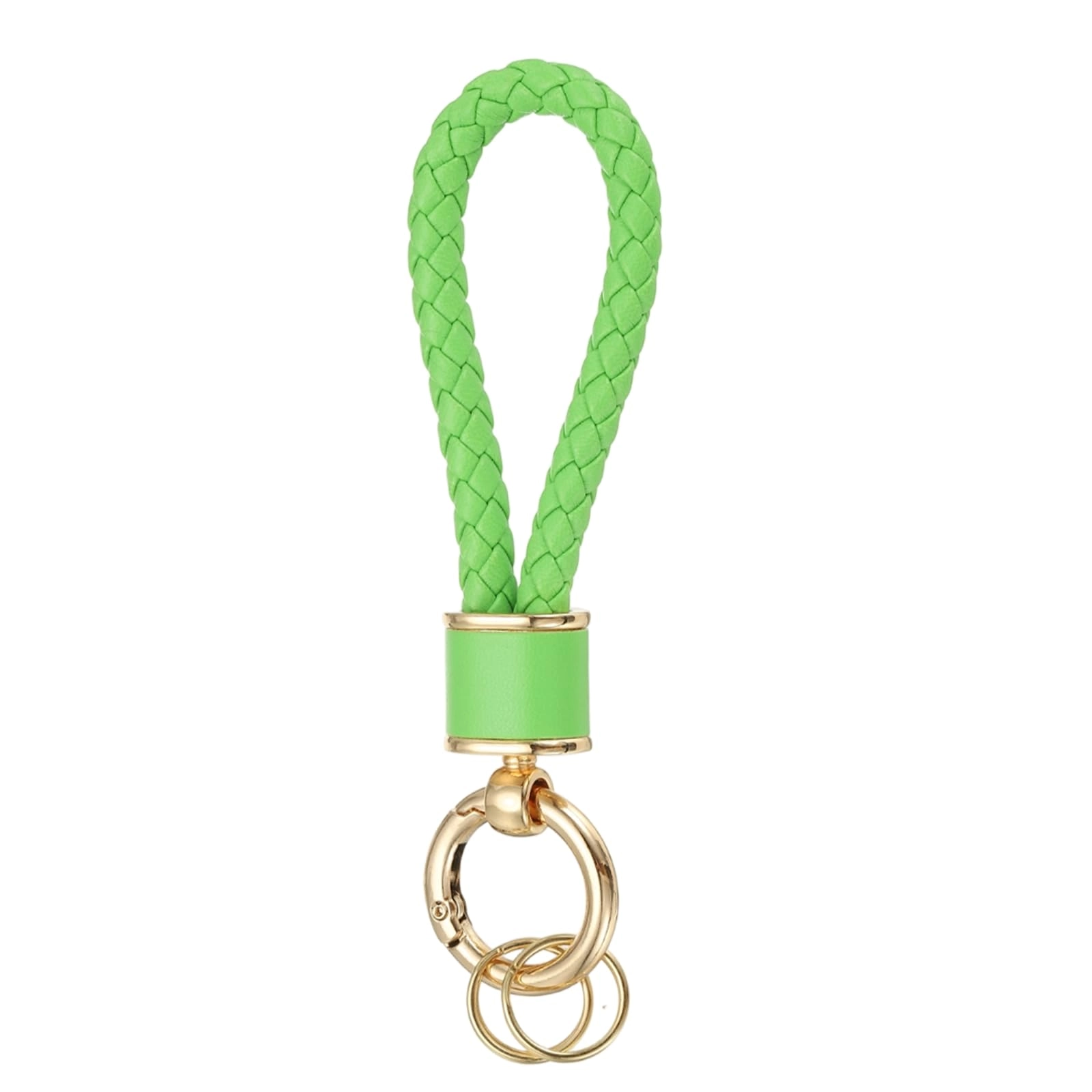 Braided Leather Keychain - Animal
