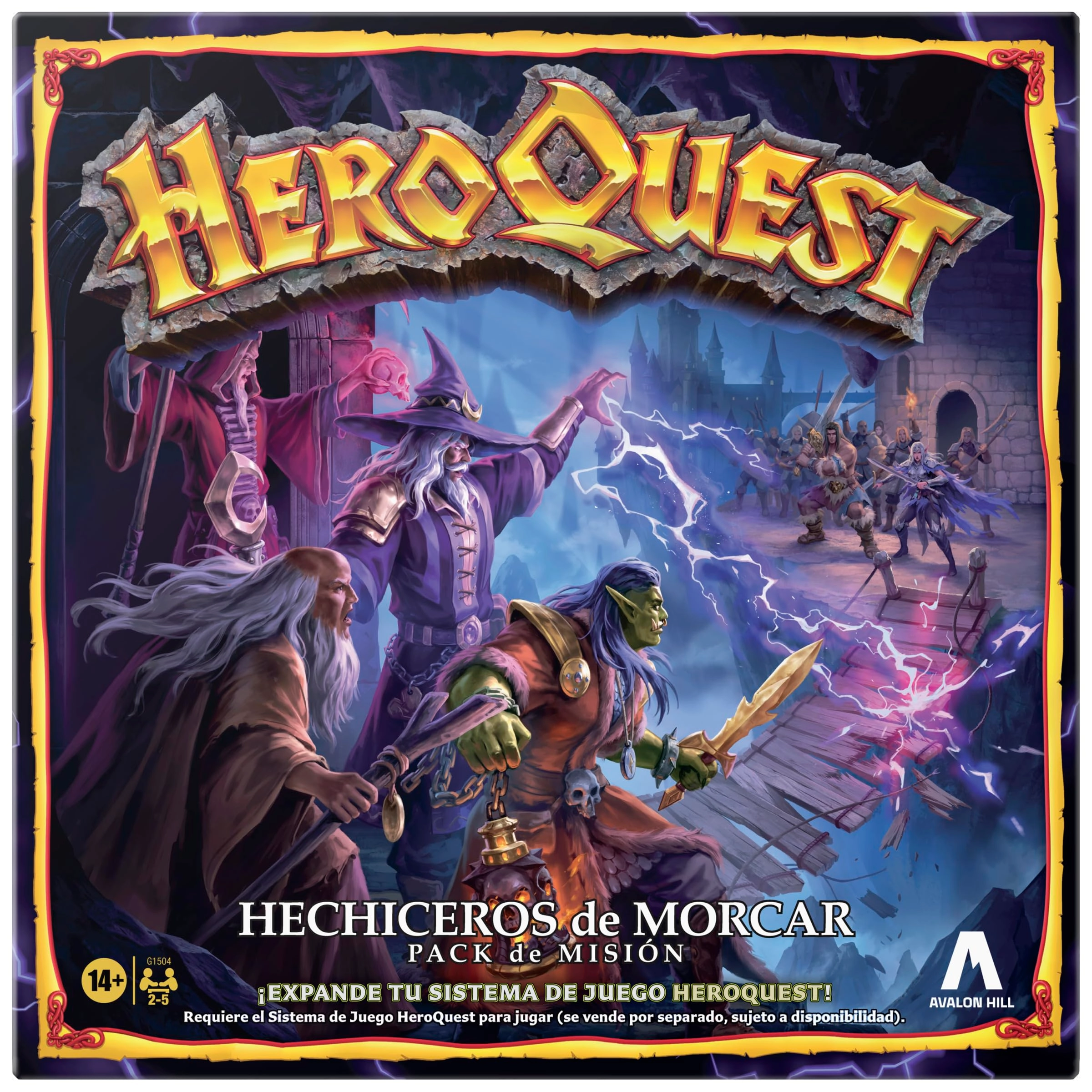 Avalon Hill HeroQuest: Wizards of Morcar Mission Pack (Spanish)