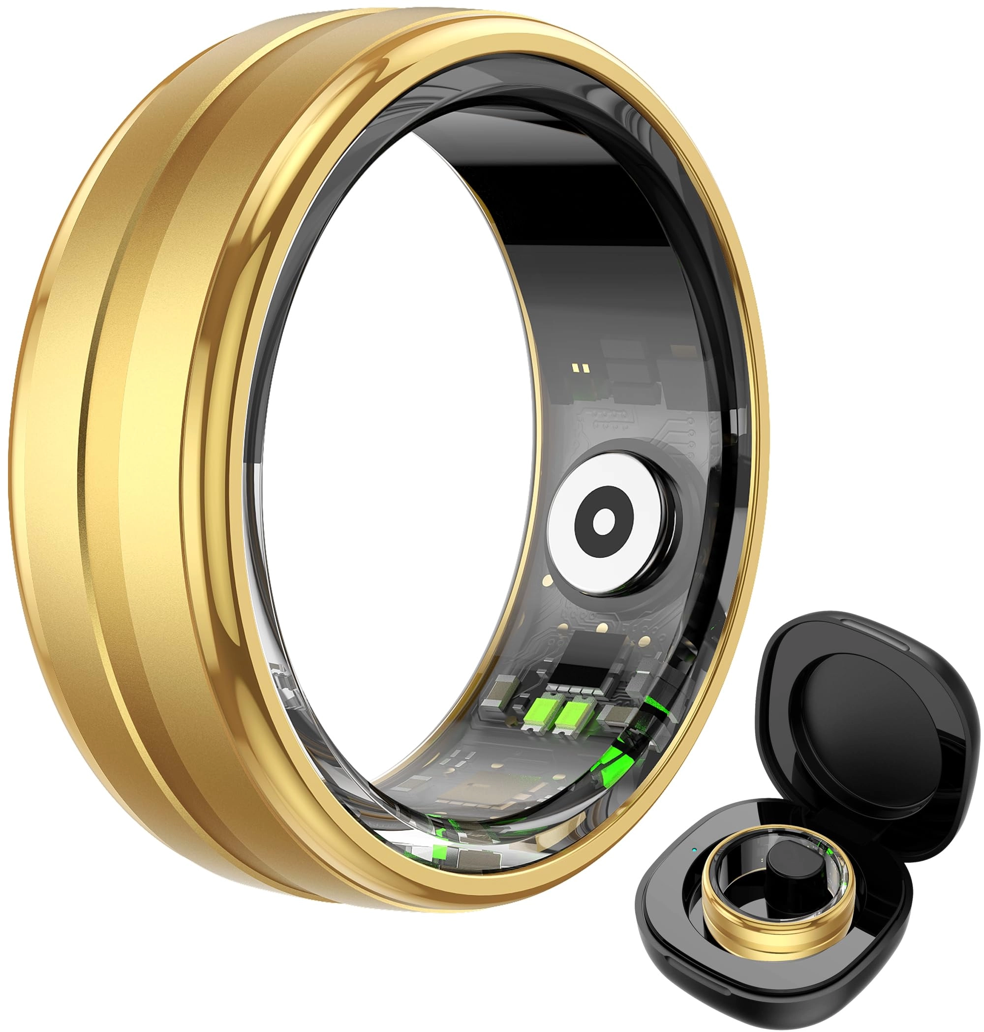 Smart Ring - LED Dispay Screen Heart Rate Sleep Tracker