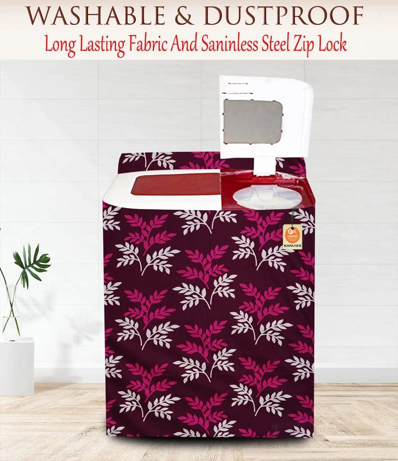 Washing Machine Cover - 6 kg 6.5 kg 7 kg 7.5 kg Brown