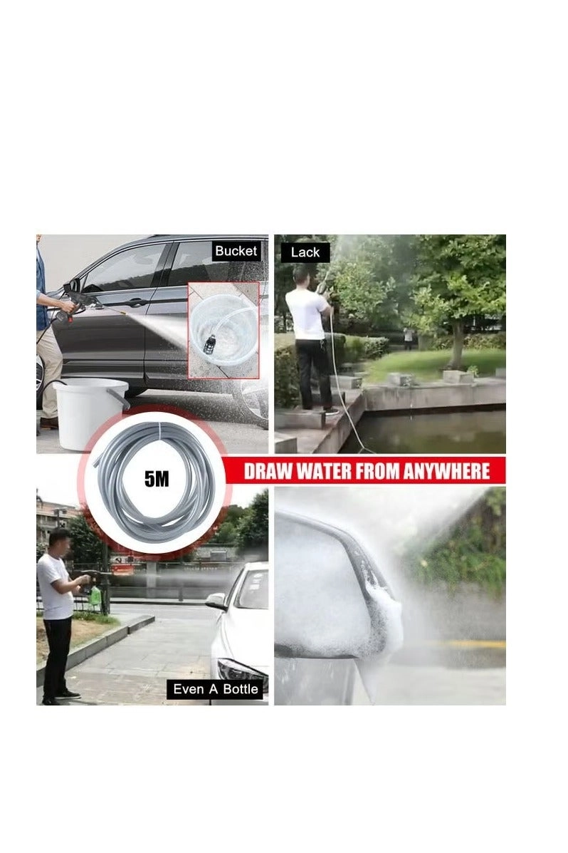 Portable Cordless Pressure Washer - 24V 5600mAh 380 PSI