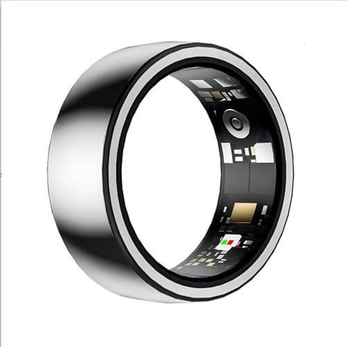 Smart Ring Health Tracker - Silver #8 IP68 Waterproof