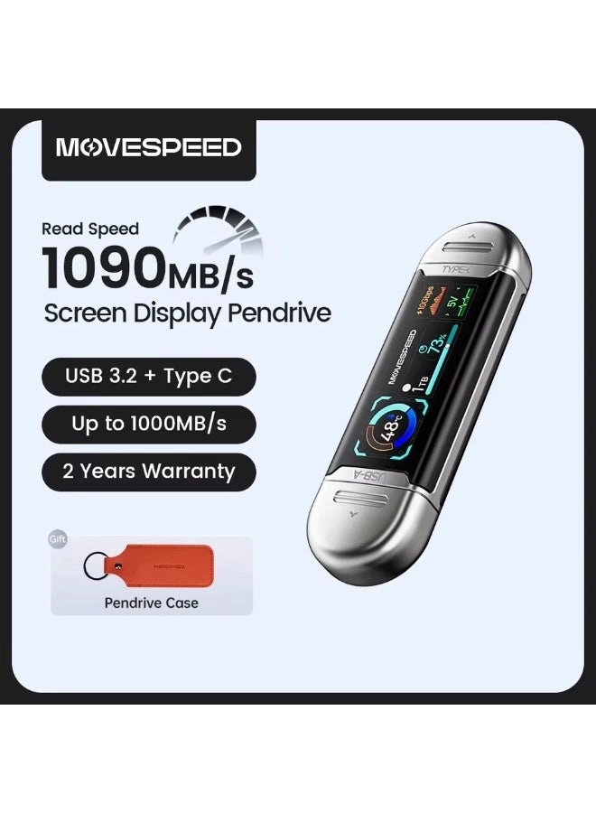 MOVESPEED SU10 - USB3.2 Gen2 USB-A + Type C 256GB
