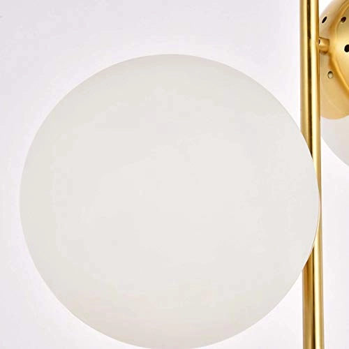 Glass Ball Chandelier - E27 Milky White