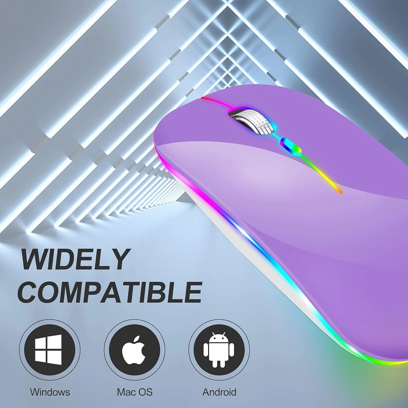LED Rechargeable Mouse - Bluetooth