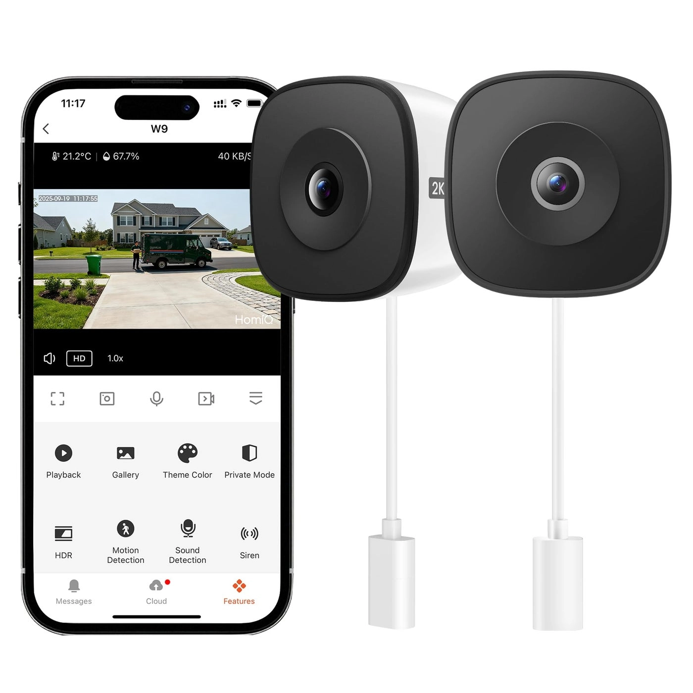 Window Security Camera 2K