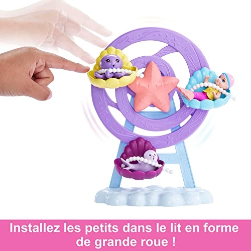 Dreamtopia Magical Mermaid Playset - Lavender Hair Includes Merbaby Baby Seal Baby Octopus Ages 3+